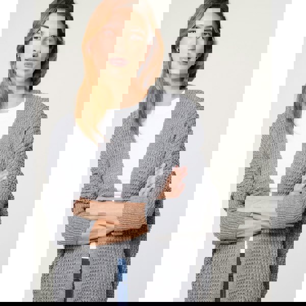 Blue Vanilla Textured Cardigan