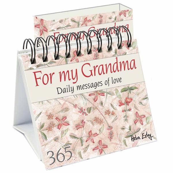 Helen Exley, 365 Daily Messages Of Love For My Grandma Perpetual Calendar, Perpetual Calendars and Diaries, Day To View, Family, Gift