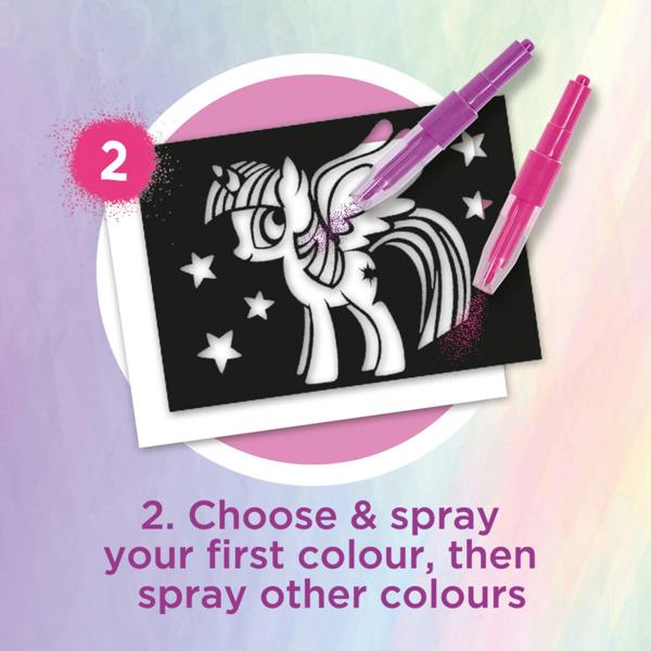 BLOPENS - My Little Pony Creative Case – Pony - Themed Airbrush Kit