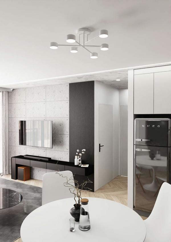 Emibig HALO Ceiling lamp 6 x GX53 White