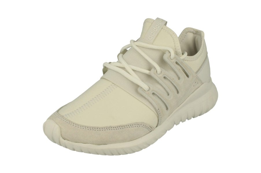Adidas Originals Tubular Radial Mens Trainers Sneakers   - Crystal White Aq6722 - Photo 0