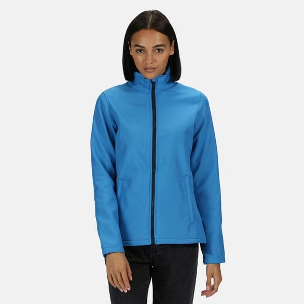 Regatta Women's Ablaze Printable Soft Shell Jacket - French Blue/Navy