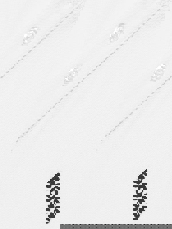 BOSS Boys Logo Polo Shirt in White