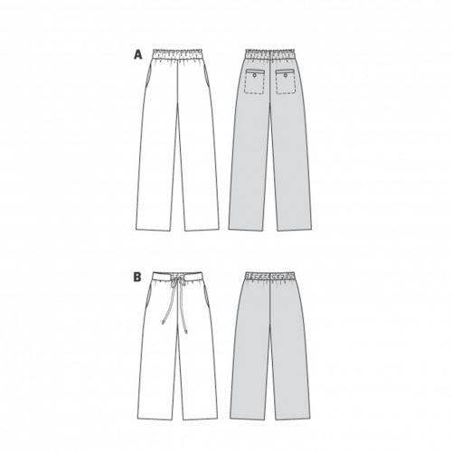 Burda Sewing Pattern 6148 Trousers For Women, 34 to 44 - Easy