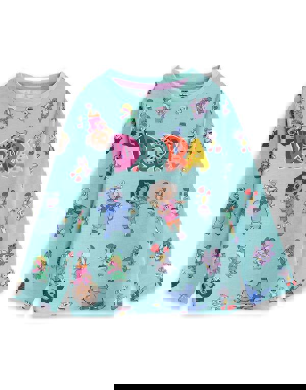 Dora The Explorer Unisex Kids Multicoloured Character Multi-Pack of 2 Long Sleeve Long Leg Pyjama Set