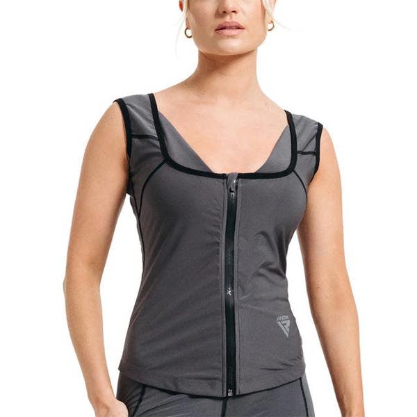 RDX Sports SWEAT VEST WOMEN'S W2 GREY