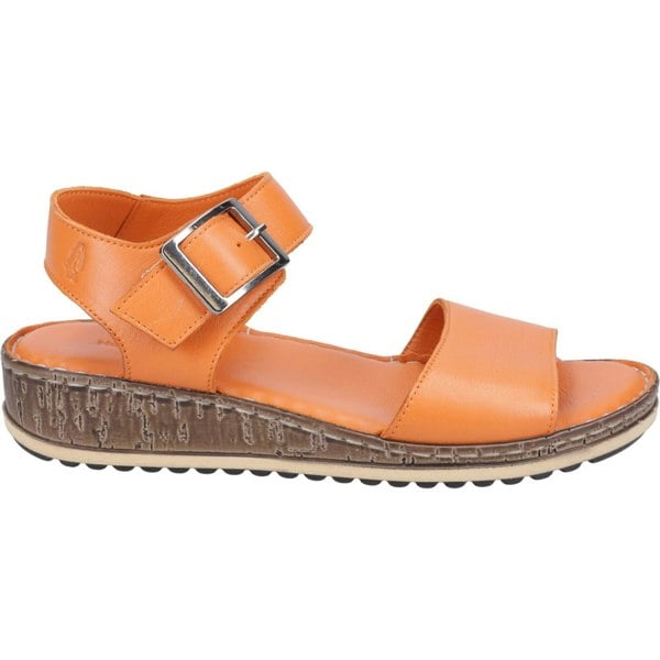 Hush Puppies Ellie Leather Women's Orange Sandals