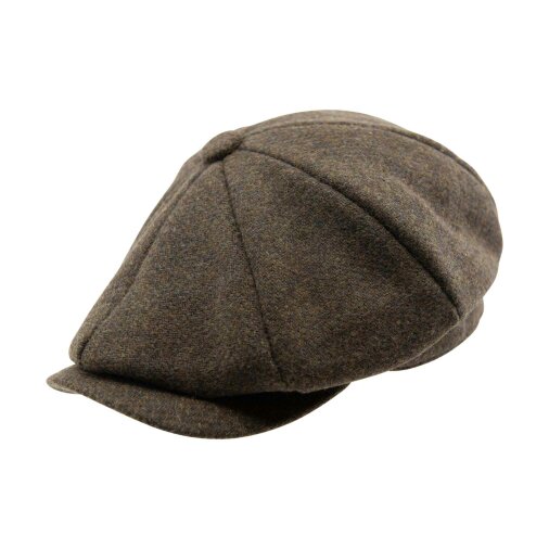 Heritage Traditions Carlyle Newsboy Cap - Brown Green Mix