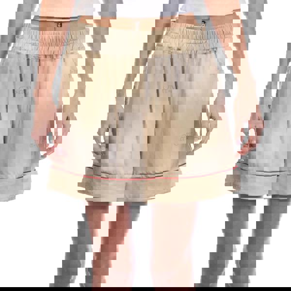 Off-White Off White Womens Gradient Pyjama Shorts - Beige