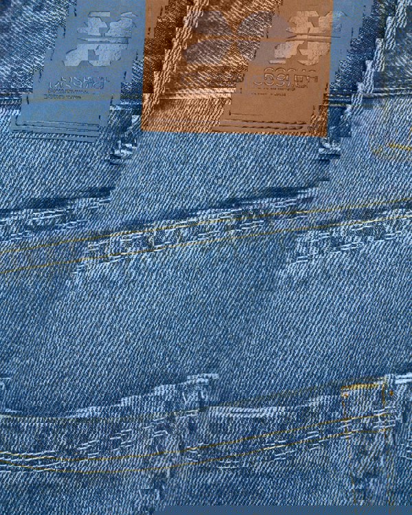 Crosshatch Tillforth Denim Shorts Stone Wash