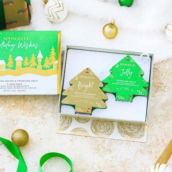 Spongellé Holiday Wishes Body Wash Buffer Set Duo