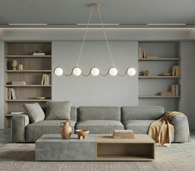 Emibig SINUS Pendant Lamp 5 x G9 Beige