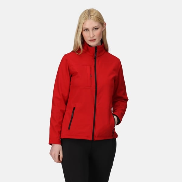 Regatta Women's Octagon II Waterproof Soft Shell Jacket - Classic Red / Black