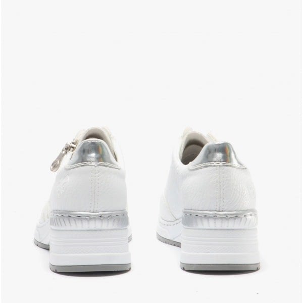 Rieker N4322-80 Womens Trainers White