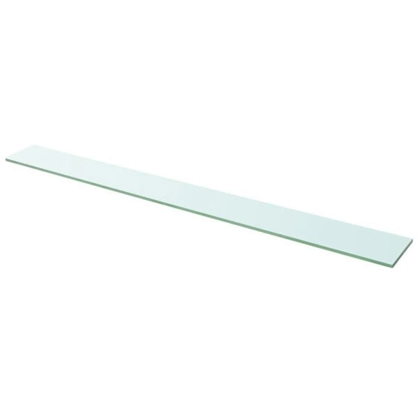 Berkfield Shelf Panel Glass Clear 110x12 cm