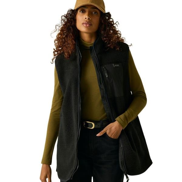 Regatta Womens/Ladies Borg Longline Body Warmer - Black - 