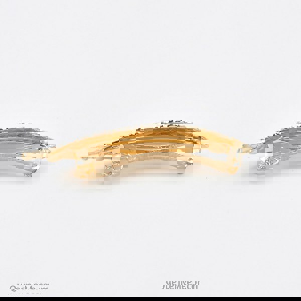 leaf hair clip in gold barrette