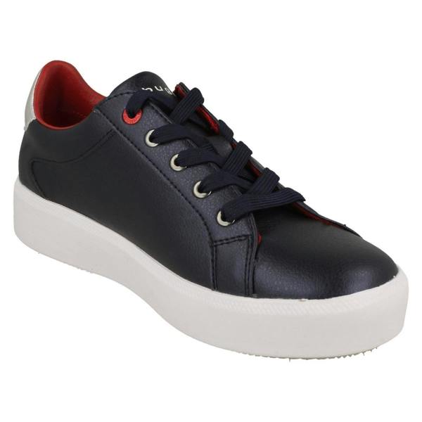 Bugatti Ladies Bugatti Stripe Detailed Chunky Sole Trainers BUG31511