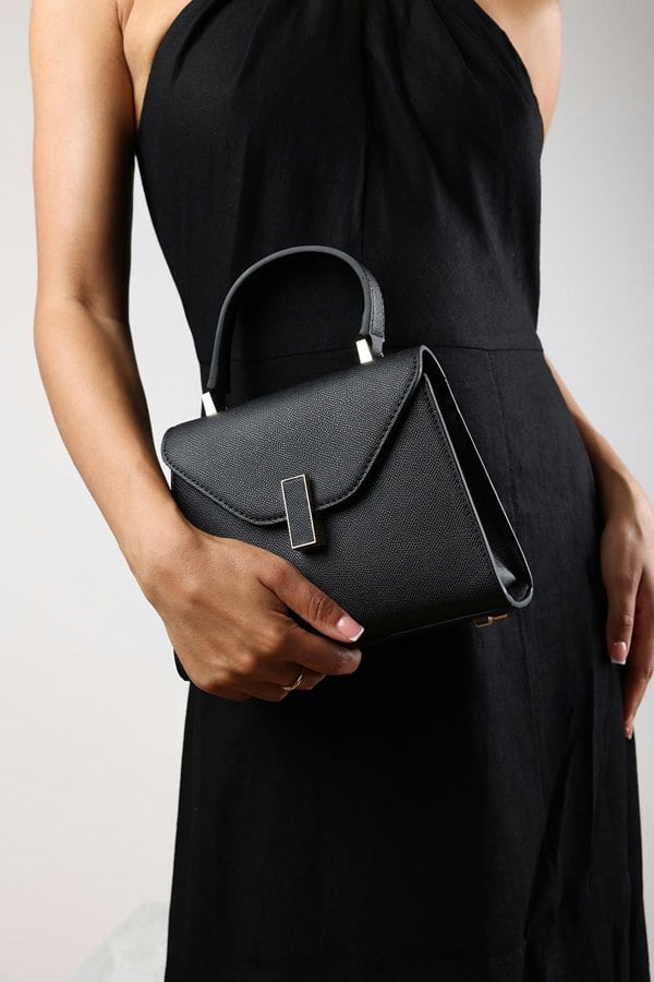 Where's That From Mareas Elegant Top Handle Shoulder Bag In Black