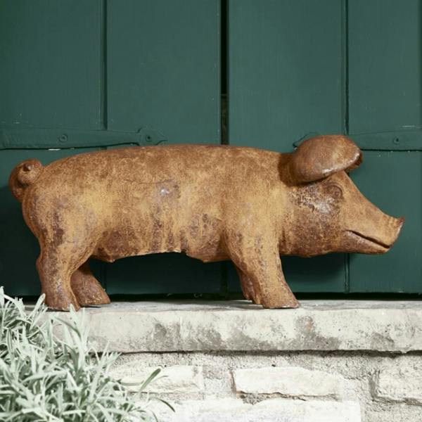 Abode Home & Gifts Rusty Pig