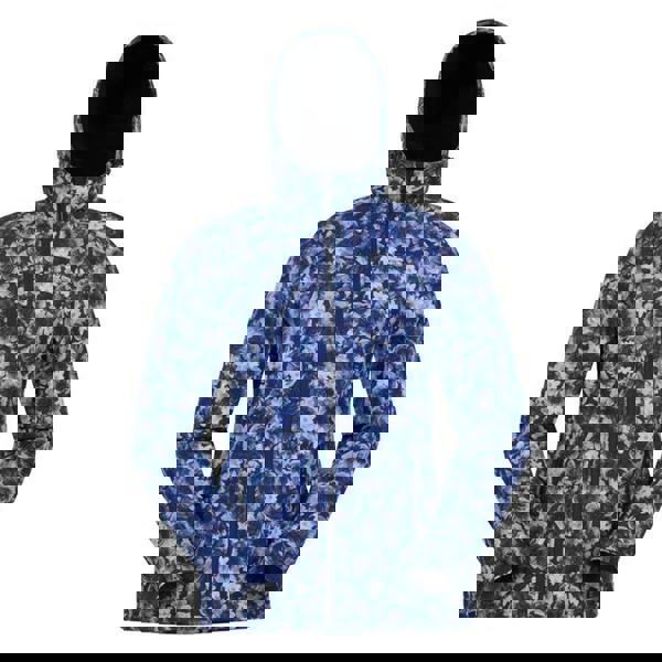 Mountain Warehouse Womens/Ladies Exodus Floral Soft Shell Jacket - Navy/Light Blue - 