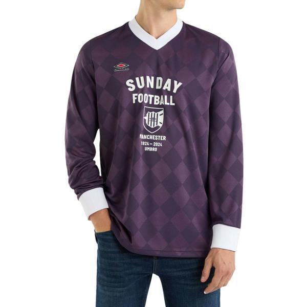 Umbro Mens 1924-2024 Football Shirt - Purple Violet