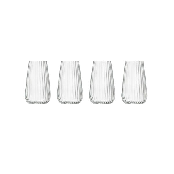 Luigi Bormioli: Optica Stemless Wine Glasses 570ML - 4 Pack