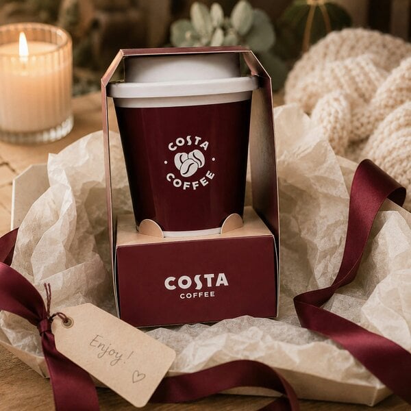 Costa Coffee 'Mini Hot Chocolate' Cup Gift Set