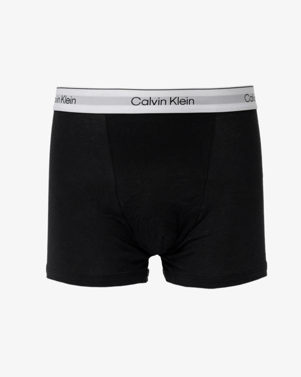 a pair of Calvin Klein Icon Cotton Stretch Mens Relaxed Fit Trunks - Black