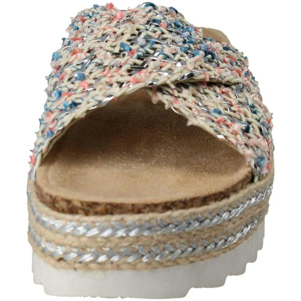 Spot On Ladies Spot On Chunky Sole Summer Mule