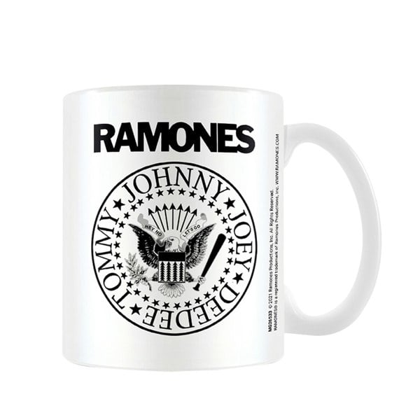 Ramones Logo Mug - Black/White