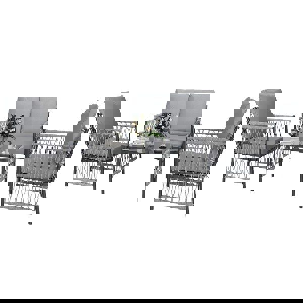 Rattan Sofa Set