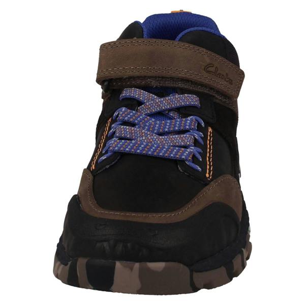 Clarks Boys Clarks PlayPrints 'Rex' Ankle Boots Steggy 2 Glow
