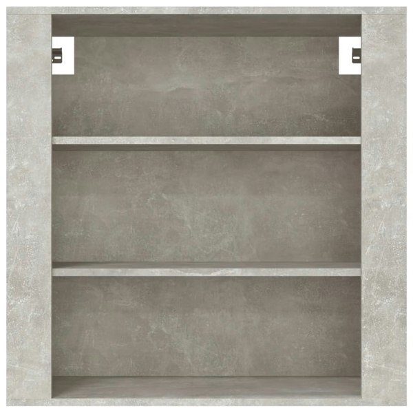 Berkfield Wall Cabinet Concrete Grey 80x33x80 cm Engineered Wood
