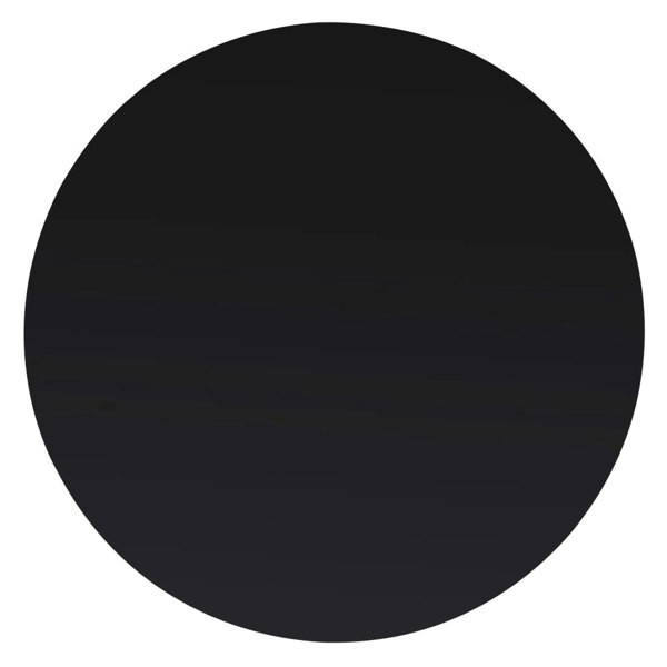 Berkfield Table Top Tempered Glass Round 500 mm