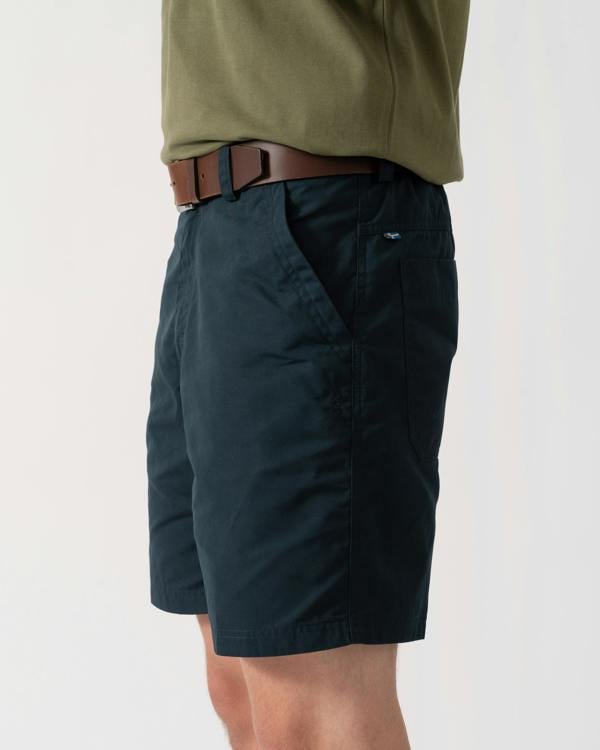 Fjallraven Vardag Relaxed Mens Shorts - Dark Navy 555
