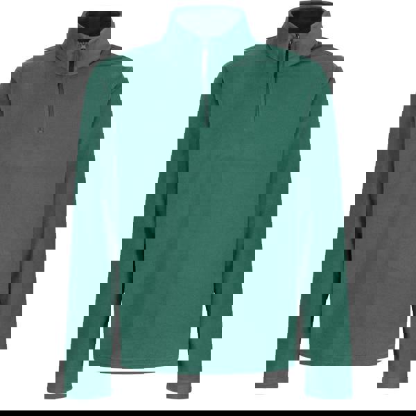 Regatta Professional Mens Micro Zip Neck Fleece Top - Bottle Green