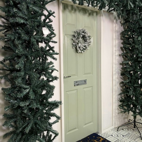 Samuel Alexander 8ft (2.4m) Indoor Outdoor Artificial Christmas Tree Arch in Green