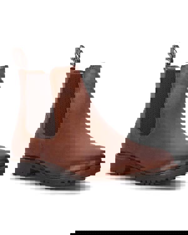 Hoggs Of Fife Jodhpur Womens Dealer Pull On Leather Ankle Boots