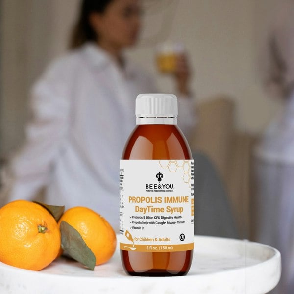BEE&YOU Propolis Immune DayTime Syrup - Probiotic, 150 ml