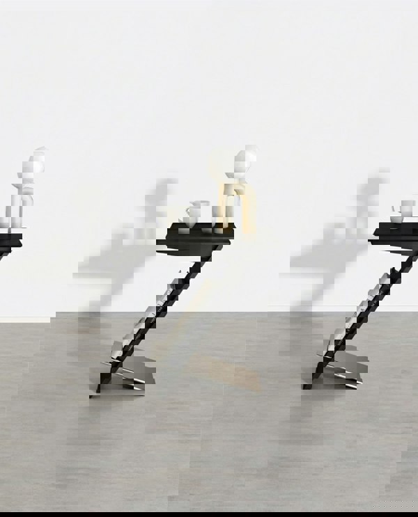 Adrian Side Table With Magazine Rack, Solid Wood-Weilai Concept