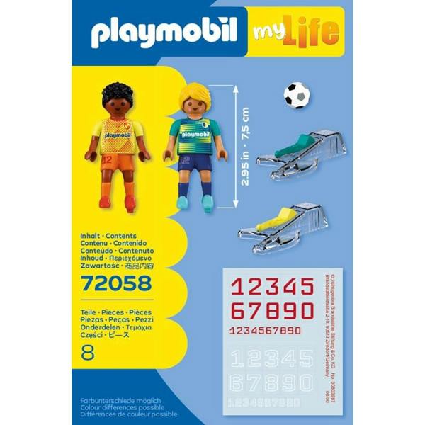Playmobil Football Players - 72058 Playset