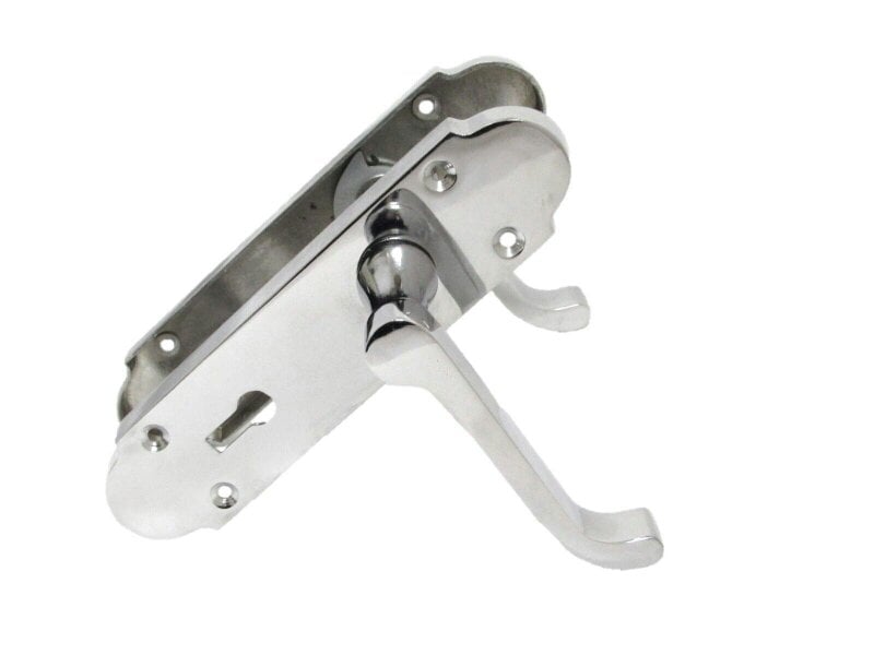 EDH Door Hardware Epsom Door Handles x1 – Chrome Internal Lever Handles for Interior Doors