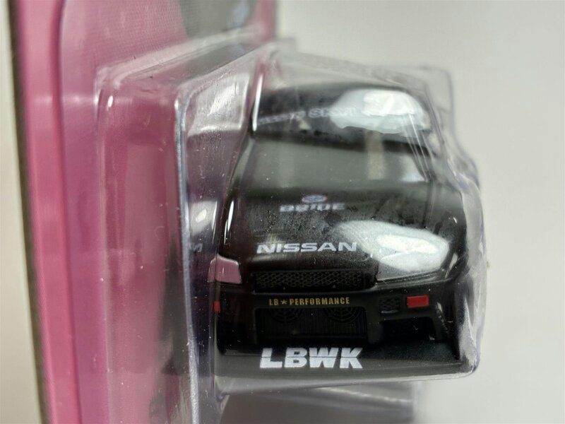 MCSlots Nissan Skyline GT-R R34 LB-ER34 Silhouette Skyline Black Qube Carz 6cm QZ00401BL