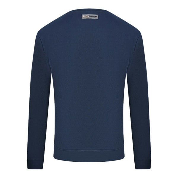 Plein Sport Black Bold Logo Jumper - Navy Blue