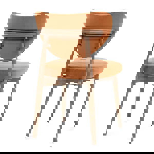 TRL Furniture Luxecraft Fabric Chair - Rusty Orange (Set of 2)