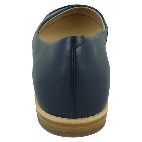 Clarks Ladies Clarks Flat Ballerina Shoes Festival Gold
