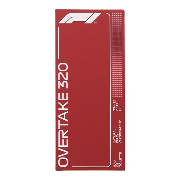 F1 Parfums Overtake 320 Eau De Toilette 75ml for Him