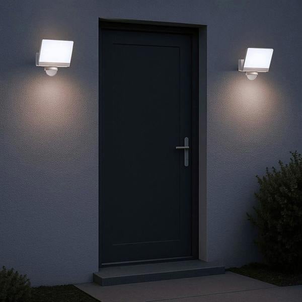 Milagro Davos LED Floodlight 30W 2000lm 4000K White Premium PIR