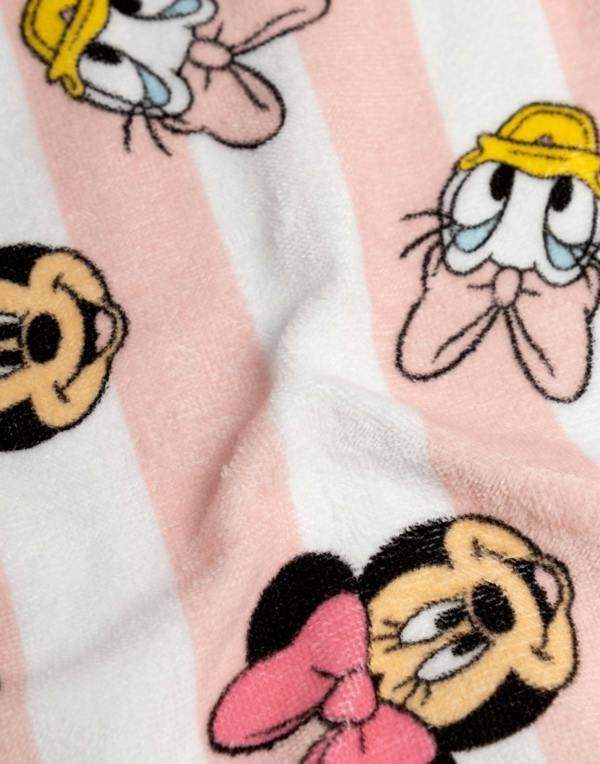 Vanilla Underground Disney Girls Pink Minnie And Daisy Poncho Towel (One Size)